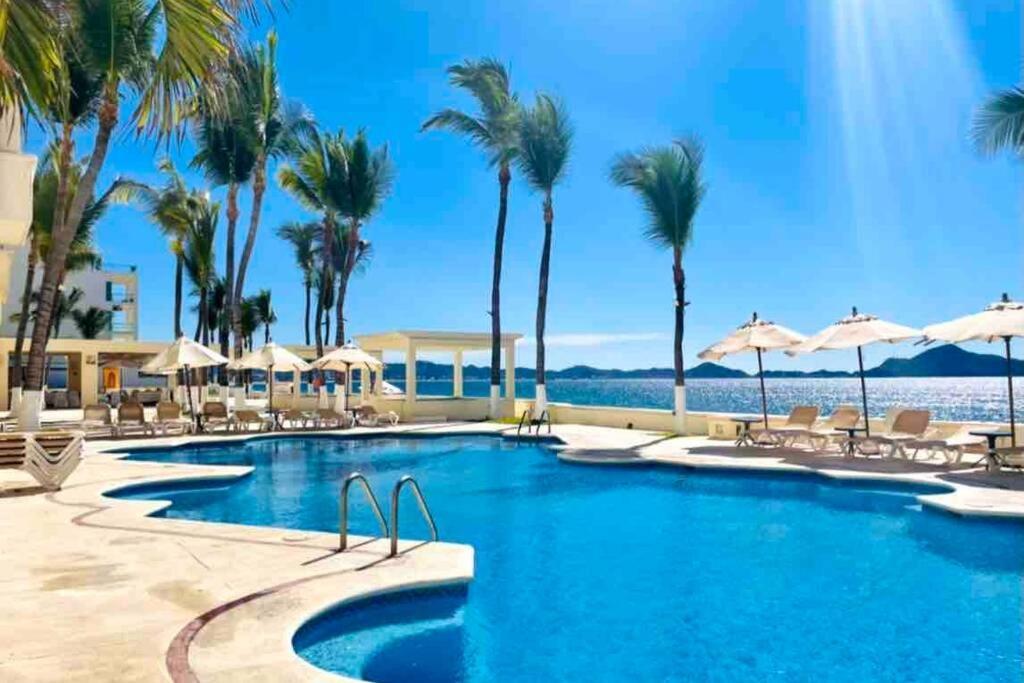 Espectacular Apto A Pie De Playa Con Vista Al Mar Manzanillo Ngoại thất bức ảnh